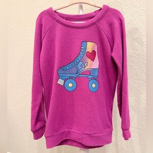 Kids Roller Skate Graphic Sweatshirt